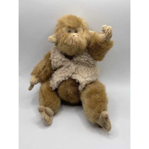 Ty Beanie Baby  8” Morgan Monkey Attic‎ Treasure Collection Vintage 1993 - Picture 1 of 6